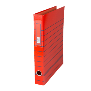 CARTONEX PASTA ARQ. A4 L80 - VERMELHA RISCAS (CX.C/10)