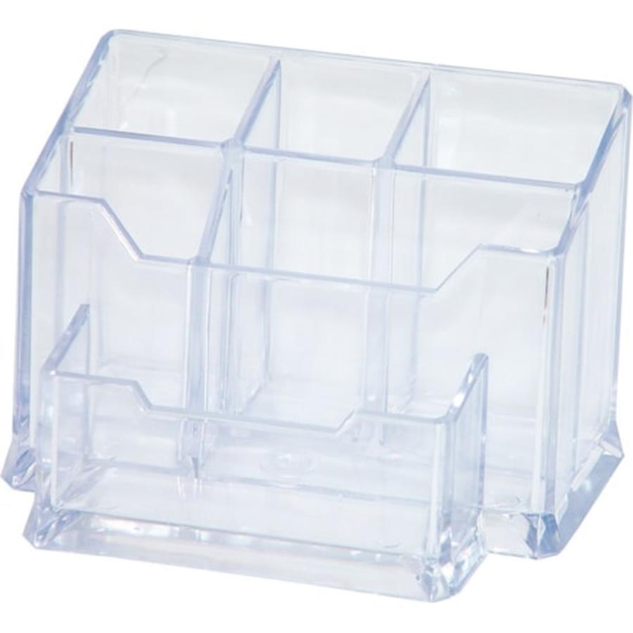 PORTA LÁPIS ACRÍLICO (COM 6 DIVISÓRIAS)