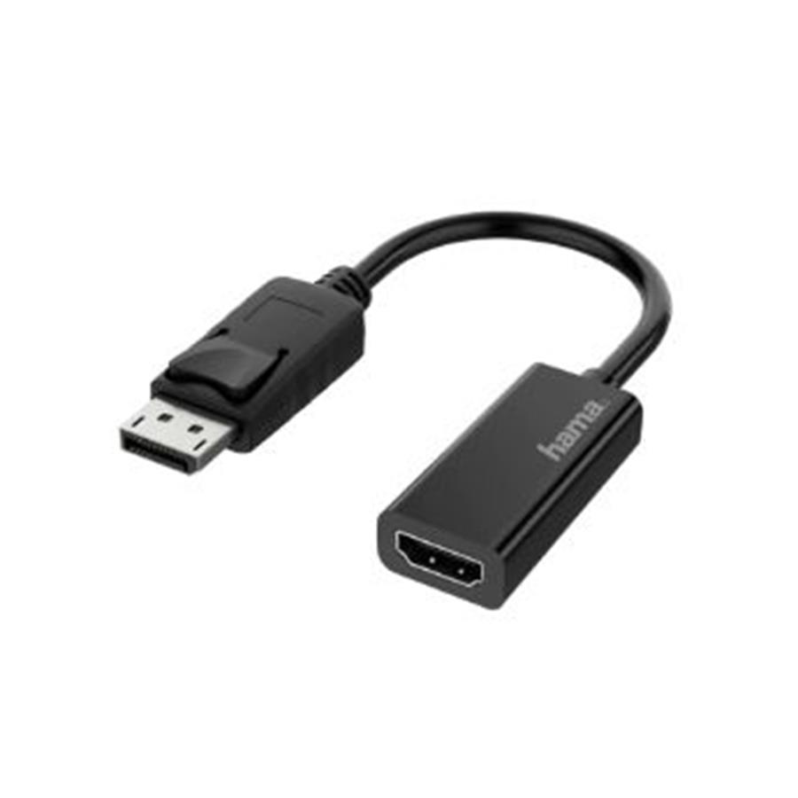 HAMA - ADAPTADOR DISPLAYPORT MACHO/HDMI FÊMEA ULTRA HD 4K