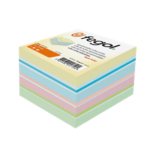 BLOCO (CUBO) ADERENTE PASTEL 75X75MM (400FLS)