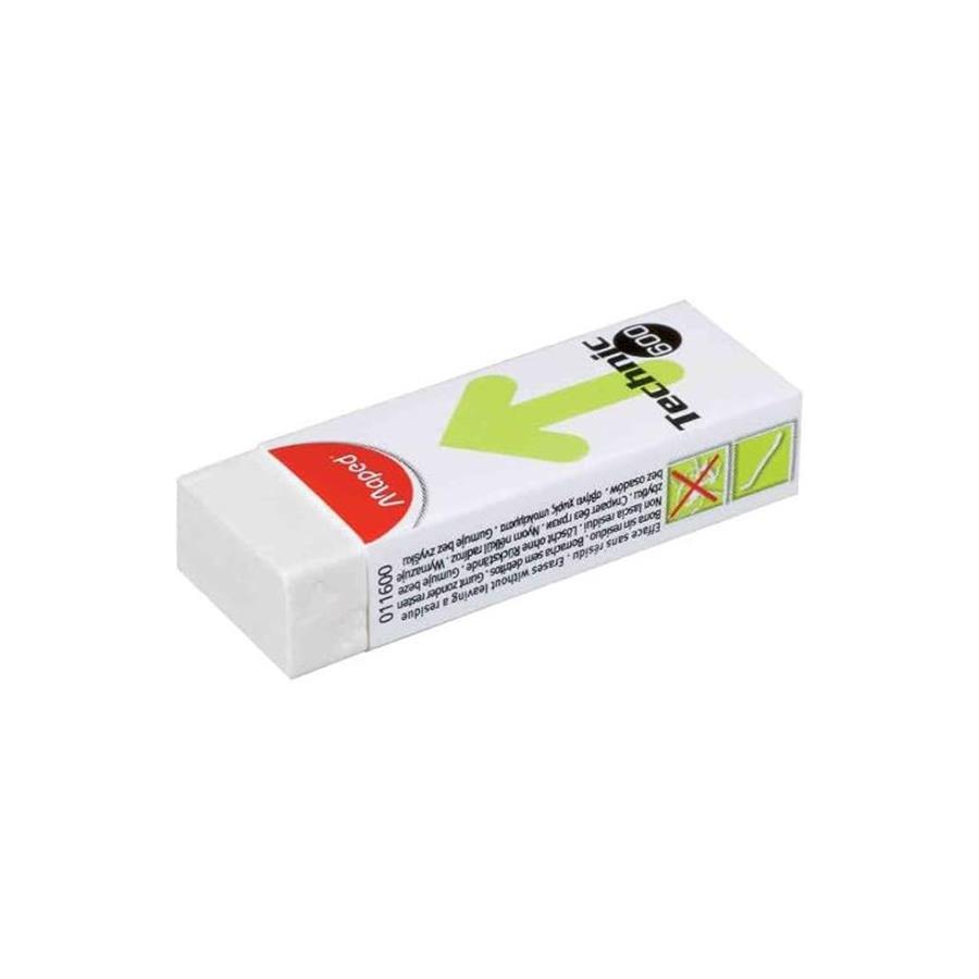 BORRACHA BRANCA 61X22X12 MAPED TECHNIC 600 (SEM PVC) 1UN