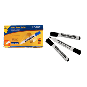 EPENE MARCADOR QUADRO BRANCO - PRETO (CX.C/12)