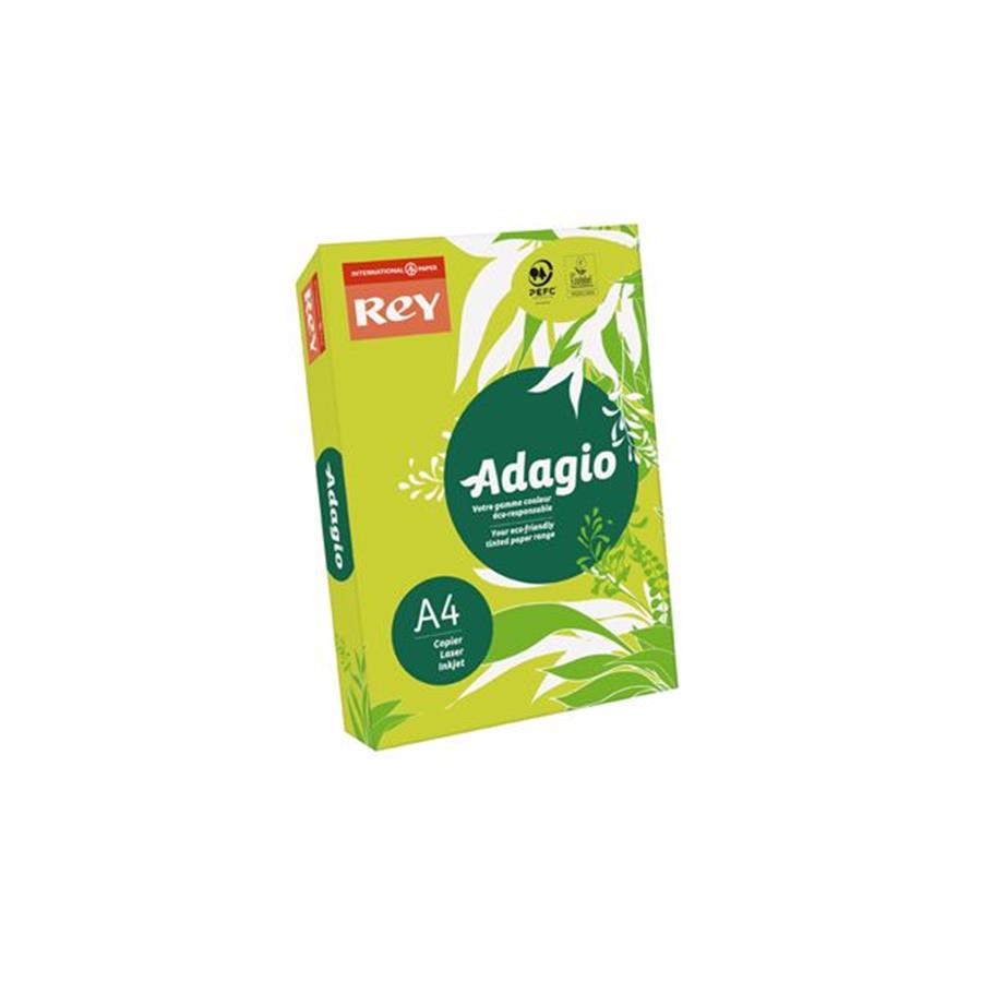 ADAGIO - VERDE SUAVE ESMERALDA A4 80 GRS