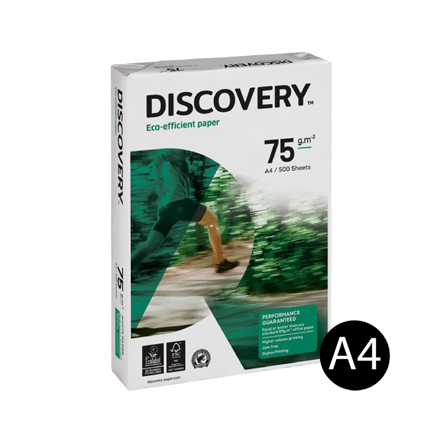 DISCOVERY - PAPEL FOTOCÓPIA A4 75 GRS (CX.C/5 RS)