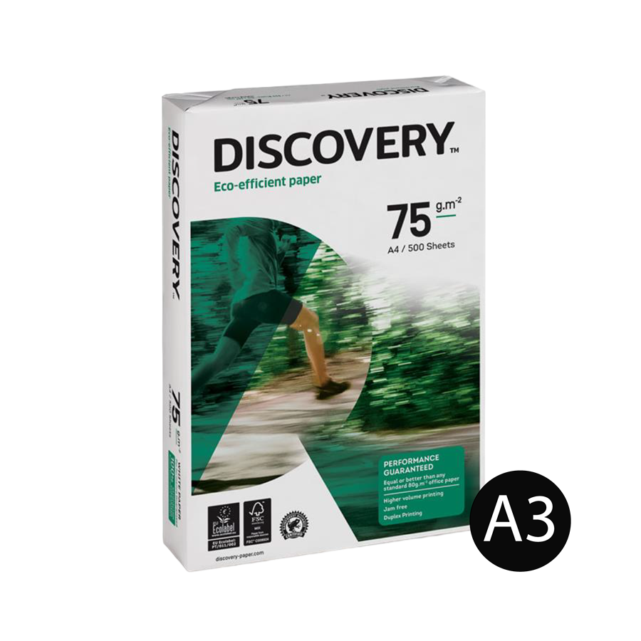 DISCOVERY - PAPEL FOTOCÓPIA A4 75 GRS (CX.C/5 RS)