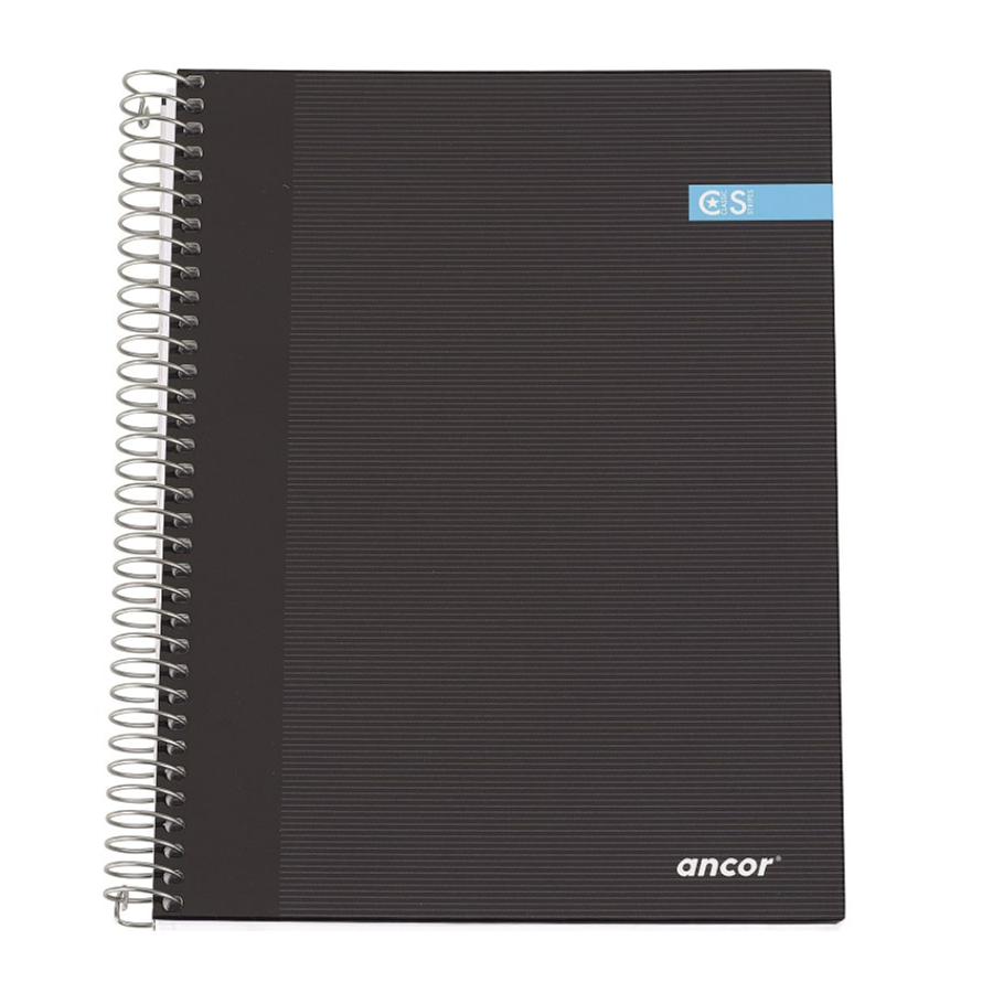 CADERNO A4 LISO C/ESPIRAL (80 FLS)