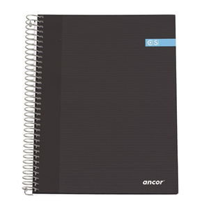 CADERNO A4 LISO C/ESPIRAL (80 FLS)