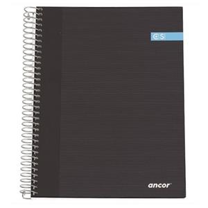 CADERNO A5 LISO C/ESPIRAL (80 FLS)