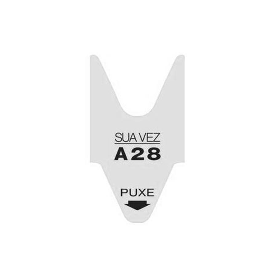 ROLO BRANCO SENHAS MARCAÇÃO DE VEZ (CAIXA COM 5 UNIDADES)