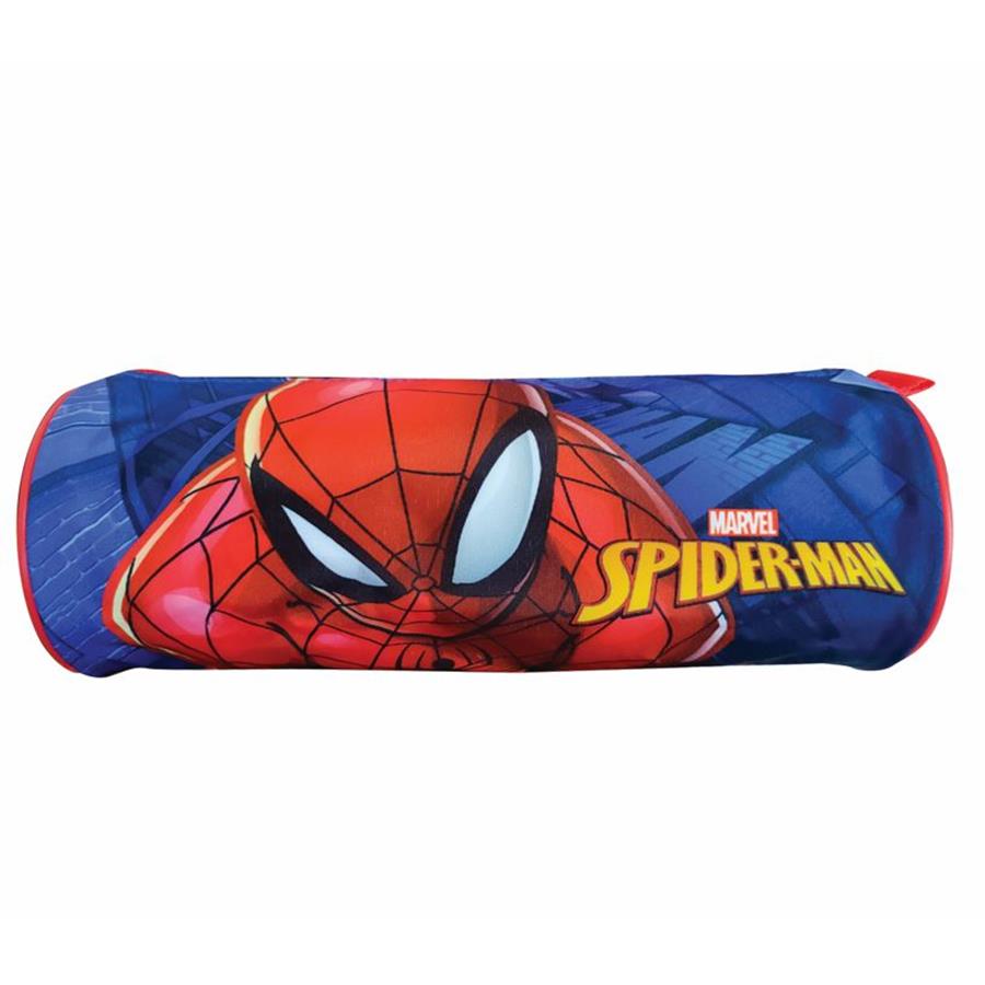 SPIDER-MAN - ESTOJO CILÍNDRICO COM FECHO ZIPPER