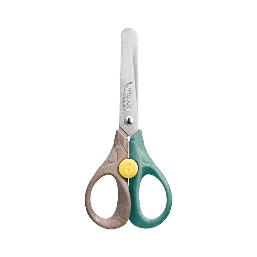 TESOURA 13CM MAPED SECURITY SMILING PLANET 1UN