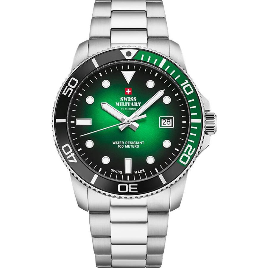 SWISS MILITARY 41 VERDE - RELÓGIO PARA HOMEM