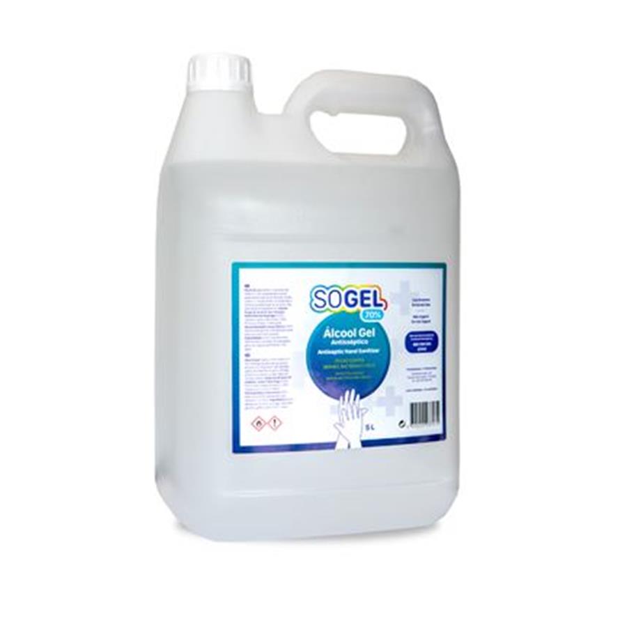 GEL HIGIENIZANTE ANTI-SÉPTICO PARA MÃOS (5 LT)