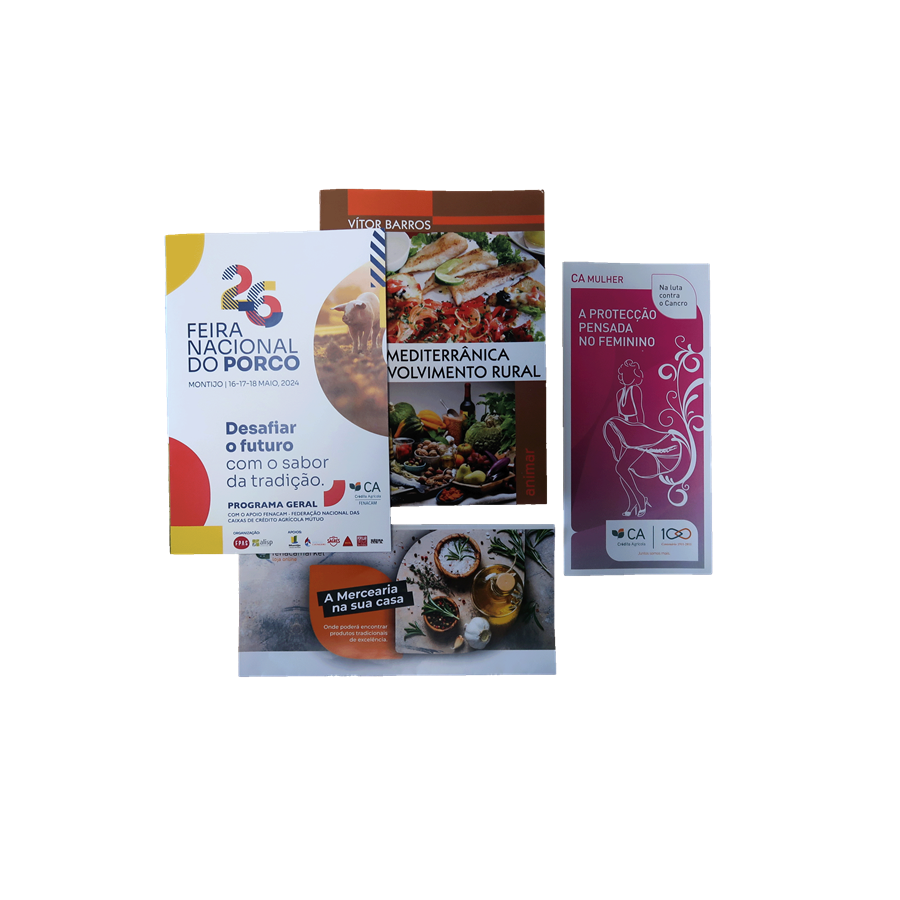 SERVIÇOS GRÁFICOS (FOLHETOS E BROCHURAS)