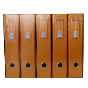 CARTONEX PASTA ARQ. A4 L80 - AMARELA LISA (CX.C/10)