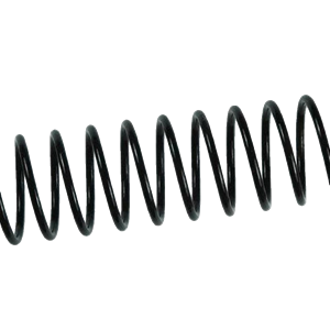 ARGOLA ESPIRAL METÁLICA 8 MM PRETA (CX.C/100)