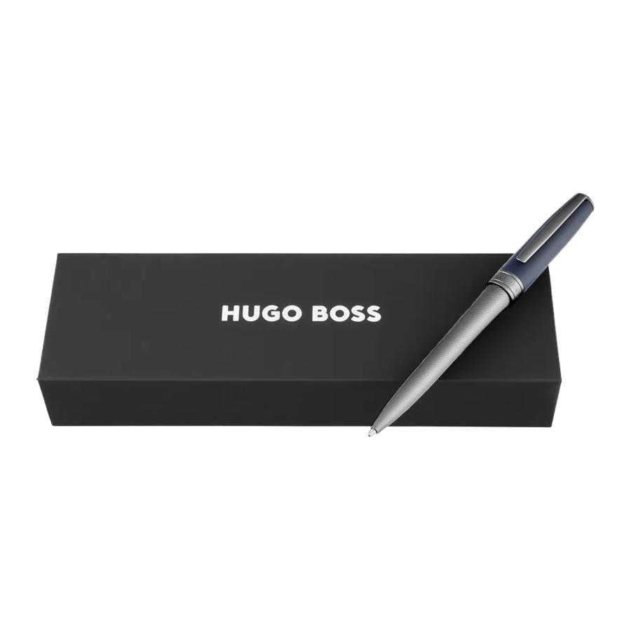HUGO BOSS ESSENTIAL ACTIVE BLUE BALLPOINT - CANETA