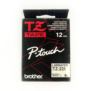 BROTHER P-TOUCH PT1000/1280P - FITA 12 MM (TZ231)