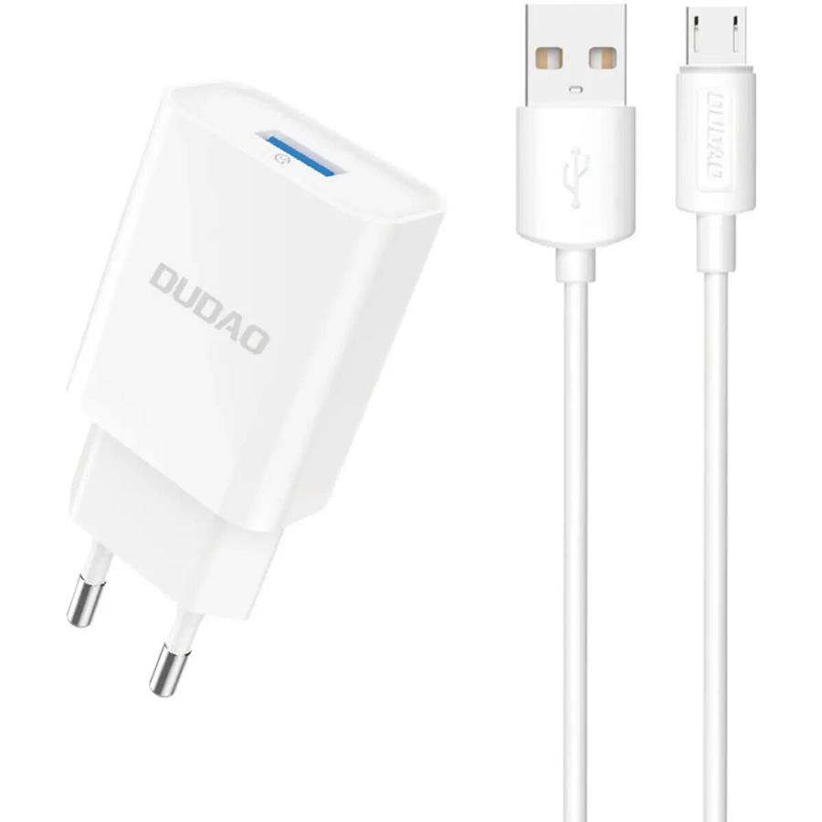 DUDAO A4EU - CARREGADOR USB-A 2.1A 10W + MICRO-USB
