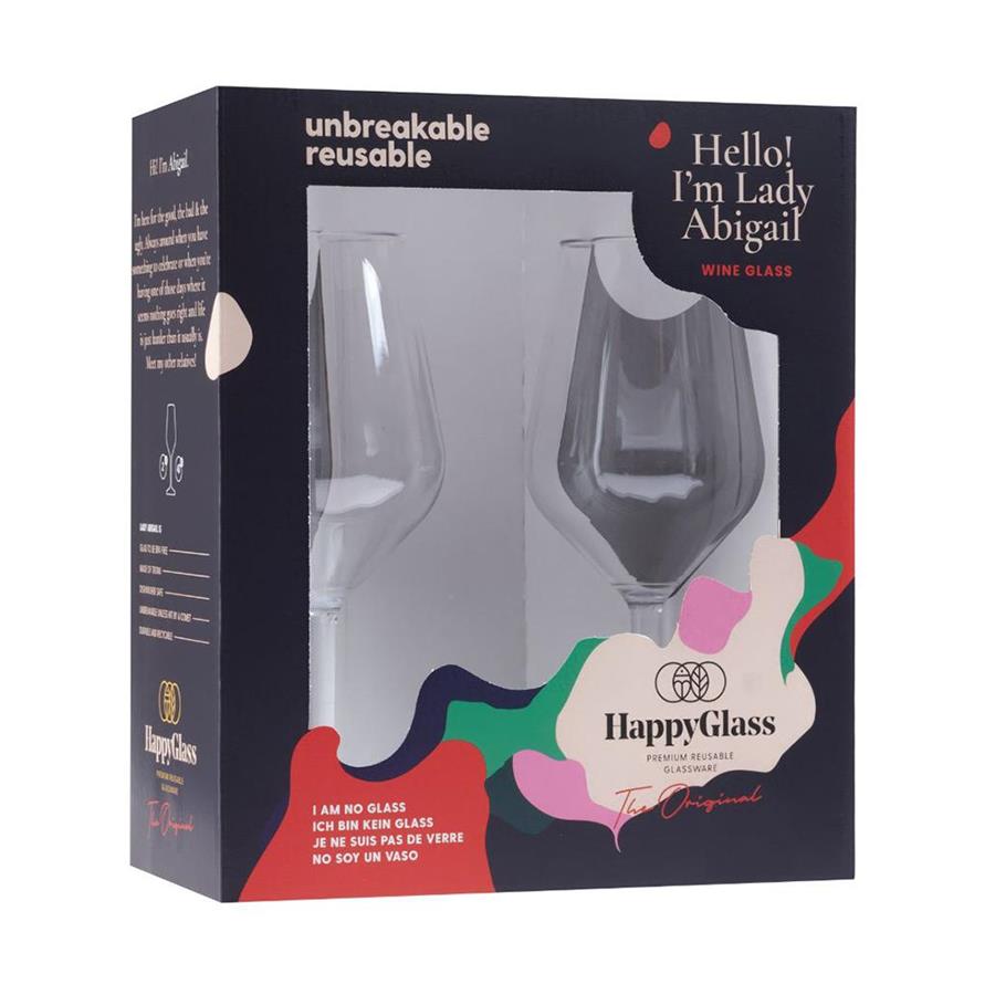 COPO VINHO EM TRITAN HAPPYGLASS LADY ABIGAIL 470ML 2UN COPO VINHO EM TRITAN HAPPYGLASS LADY ABIGAIL 470ML 2UN