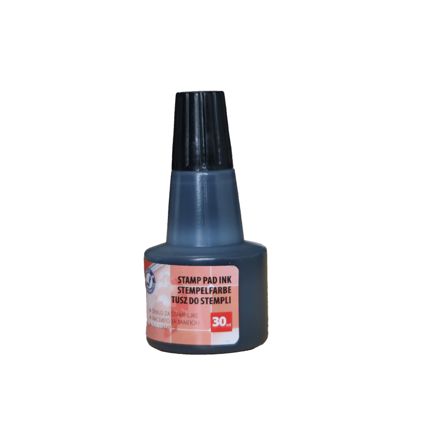 OFFICE TINTA PRETA  - CARIMBO BORRACHA (FR. 30 ML)
