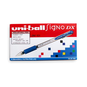UNI-BALL SIGNO UM151 DX AZUL 0,38MM (CX.C/12)