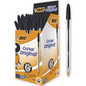 BIC CRISTAL ESFEROGRÁFICA - PRETA (CX.C/50)