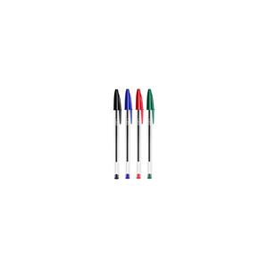 ESFEROGRÁFICA BIC CRISTAL BALL POINT 4 CORES 1MM 4UN