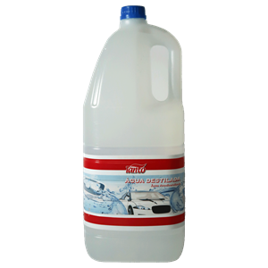 ÁGUA DESTILADA - DESMINERALIZADA (5 LT)