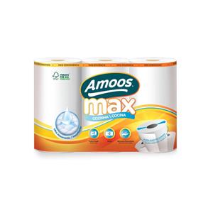 ROLO COZINHA 21,6MX22,4CM 41G 2FLS AMOOS PICOTADO 3UN