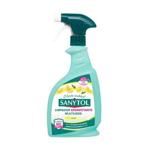 DETERGENTE DESINFETANTE MULTIUSOS LIMÃO SANYTOL 750ML DETERGENTE DESINFETANTE MULTIUSOS LIMÃO SANYTOL 750ML