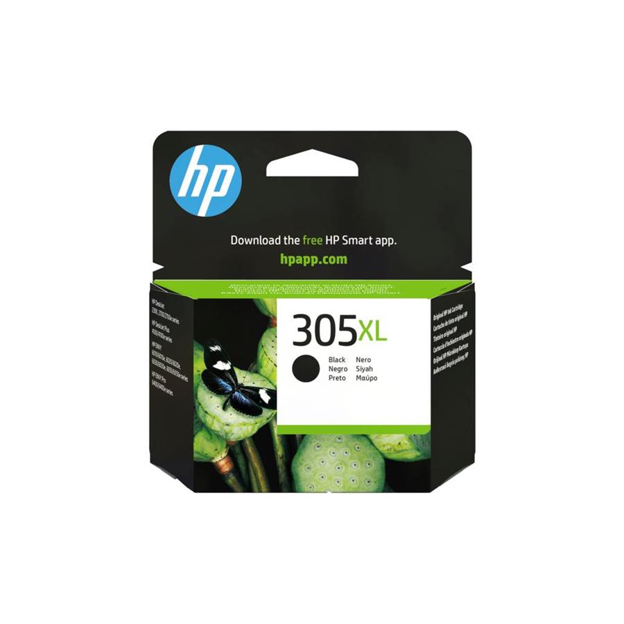 HP DJ 1210/4110 - TINTEIRO 305XL PRETO (3YM62A) HP DJ 1210/4110 - TINTEIRO 305XL PRETO (3YM62A)