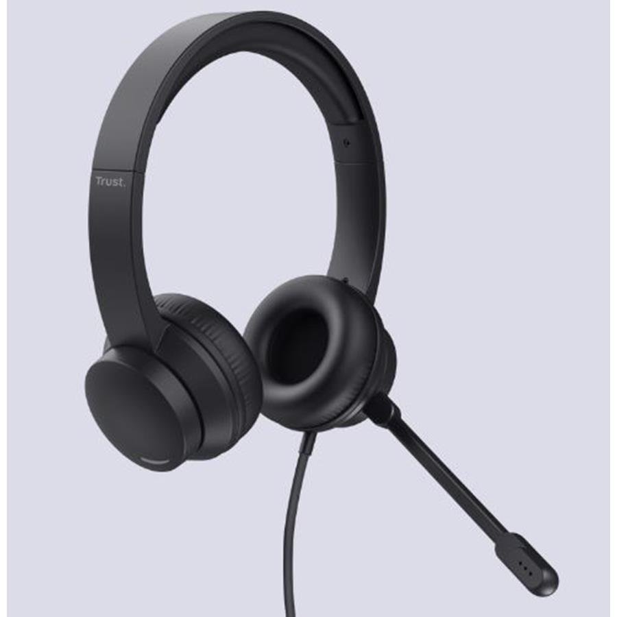 TRUST HEADSET C/MICRO AYDA USB USB BLACK