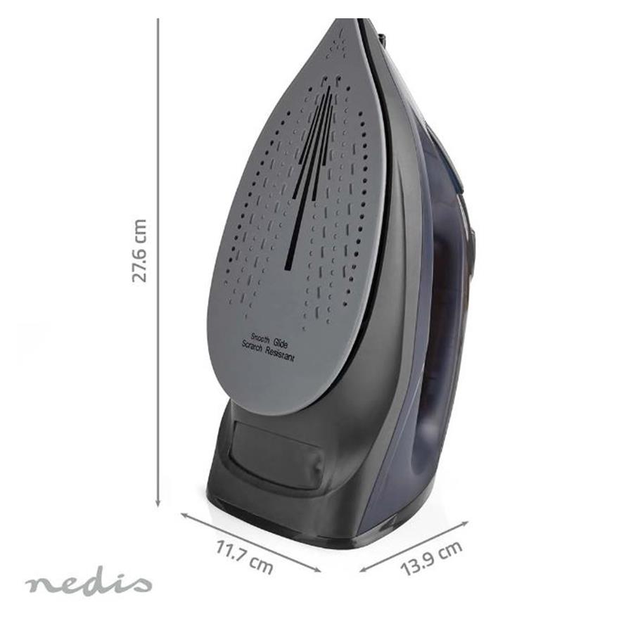 NEDIS IRON1000 - FERRO DE ENGOMAR C/BASE EM CERÂMICA 2200W NEDIS IRON1000 - FERRO DE ENGOMAR C/BASE EM CERÂMICA 2200W