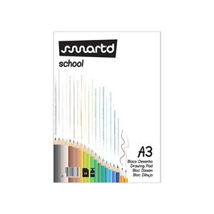 BLOCO DESENHO A3 125G COLADO SMARTD 25FLS