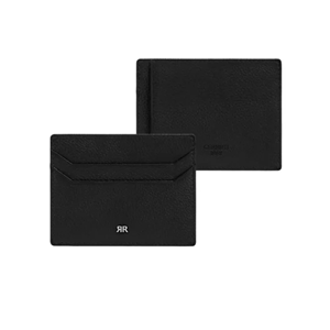 CERRUTI JEFFERSON - PORTA-CARTÕES PRETO PARA SENHOR